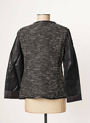 Jachete casual guler rotund negru SIMPLE CITY femeie