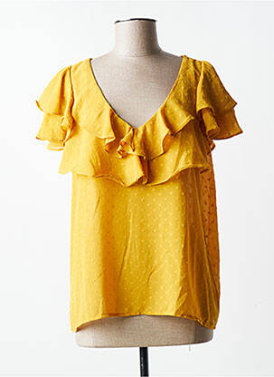 Bluză galben MOLLY BRACKEN femeie