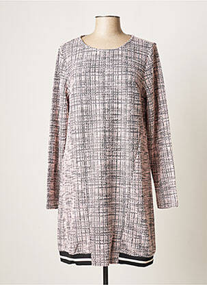 Rochie midi mâneci lungi mâneci lungi roz SMASH WEAR femeie