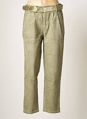 Pantalon drept elasticitate mărime normală verde MOLLY BRACKEN femeie