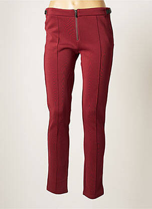 Pantalon slim talie joasă talie joasă roșu MADISON femeie