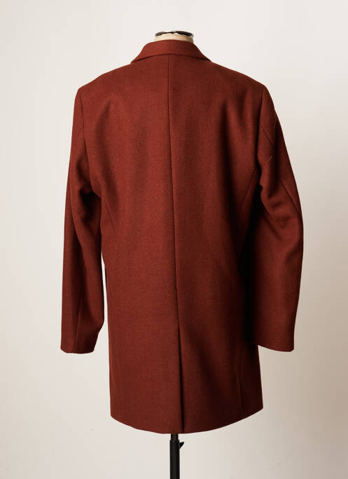 Palton lung maro JACK & JONES bărbat