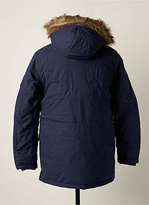 Parka mansete cu margini elastice cu glugă albastru JACK & JONES bărbat