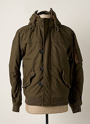 Geacă matlasată verde JACK & JONES bărbat