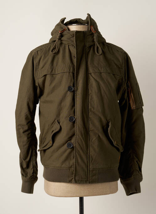 Geacă matlasată verde JACK & JONES bărbat