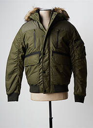 Parka mâneci lungi cu glugă verde JACK & JONES bărbat