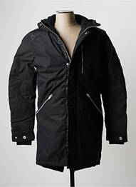 Parka mâneci lungi cu glugă negru JACK & JONES bărbat