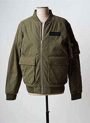 Geacă buzunare verde JACK & JONES bărbat