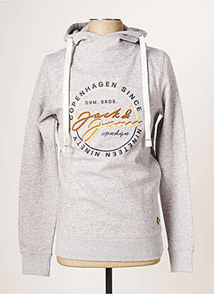 Hanorac cu glugă gri JACK & JONES bărbat