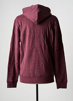 Hanorac cu glugă broderie mâneci lungi violet JACK & JONES bărbat