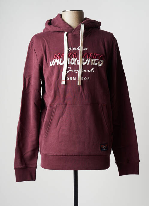 Hanorac cu glugă violet JACK & JONES bărbat