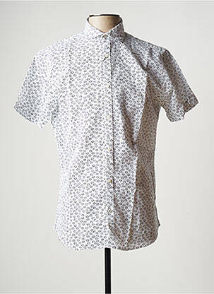 Cămașă cu mâneci scurte alb JACK & JONES bărbat