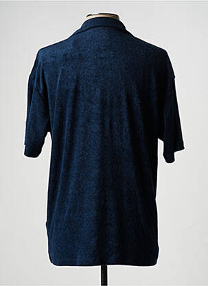 Cămașă cu mâneci scurte guler tip costum albastru JACK & JONES bărbat