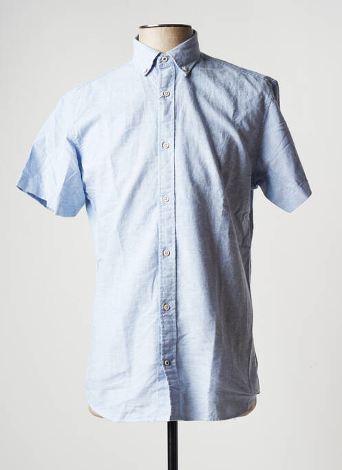 Cămașă cu mâneci scurte albastru JACK & JONES bărbat