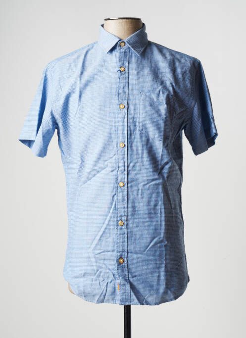 Cămașă cu mâneci scurte albastru JACK & JONES bărbat