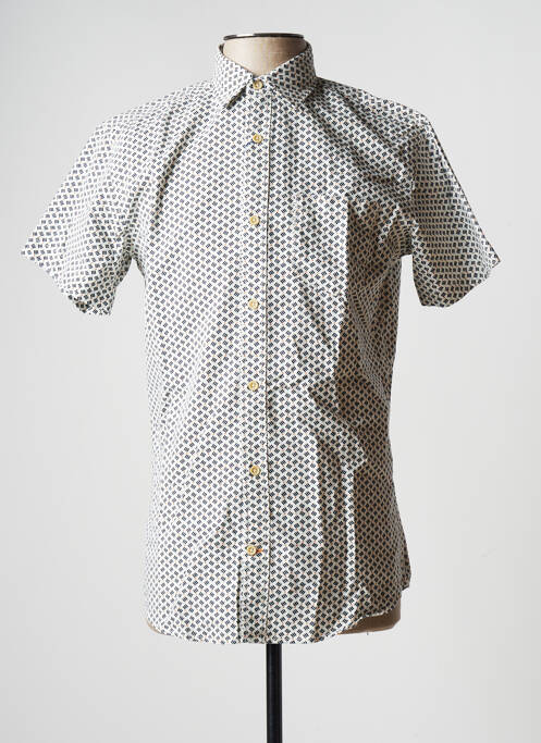 Cămașă cu mâneci scurte alb JACK & JONES bărbat