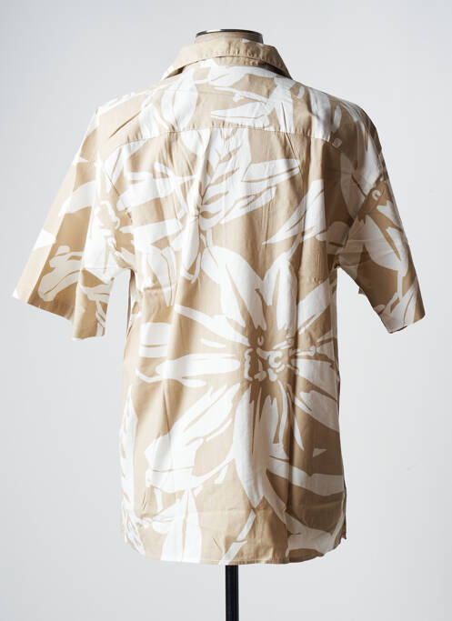 Cămașă cu mâneci scurte bej JACK & JONES bărbat