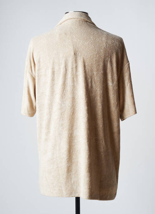 Cămașă cu mâneci scurte bej JACK & JONES bărbat