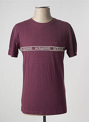 Tricou violet JACK & JONES bărbat