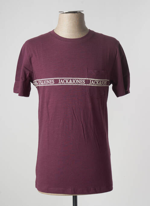 Tricou violet JACK & JONES bărbat