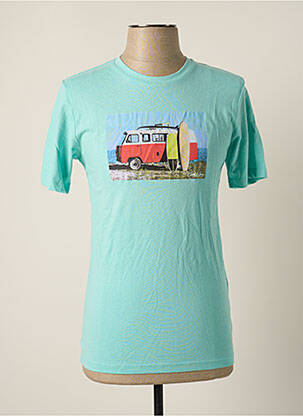 Tricou albastru JACK & JONES bărbat