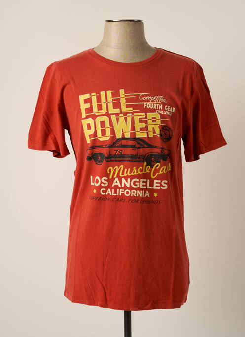 Tricou portocaliu JACK & JONES bărbat