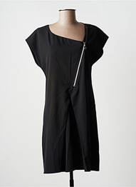 Rochie scurtă mâneci scurte mâneci scurte negru ANGY SIX femeie