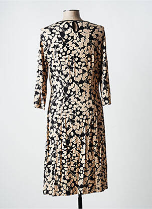 Rochie midi imprimeu floral mâneci lungi bej OLSEN femeie