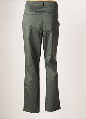 Pantalon chino țesătură poplin mărime normală verde STREET ONE femeie