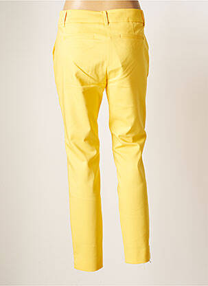 Pantalon chino talie joasă talie joasă galben BRANDTEX femeie