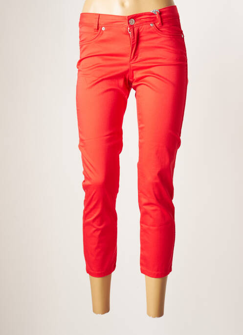 Pantalon trei sferturi roșu STREET ONE femeie