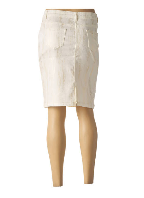 Fustă midi alb JULIE GUERLANDE femeie