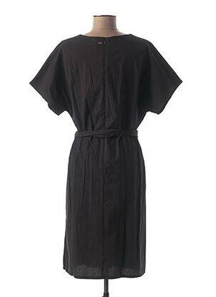 Rochie midi închidere cu fermoar la spate mâneci scurte negru MEXX femeie
