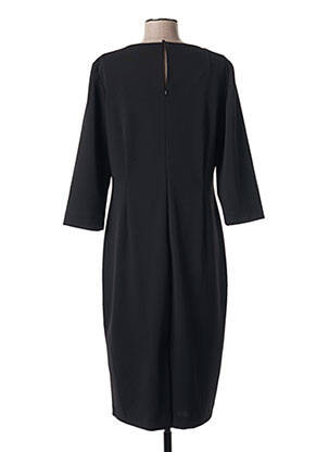 Rochie midi mâneci 3/4 mâneci 3/4 negru ELENA MIRO femeie