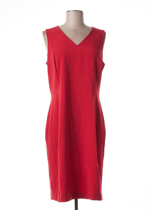 Rochie midi roșu BRUNO SAINT HILAIRE femeie