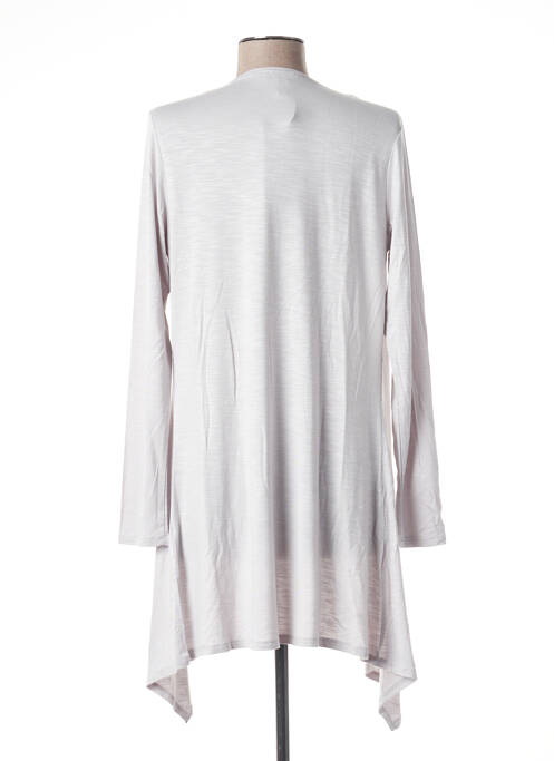 Vestă cu mâneci lungi gri MARBLE femeie