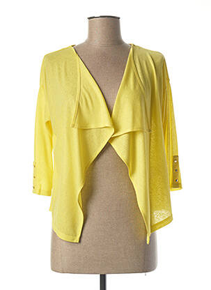 Vestă cu mâneci lungi galben JULIE GUERLANDE femeie