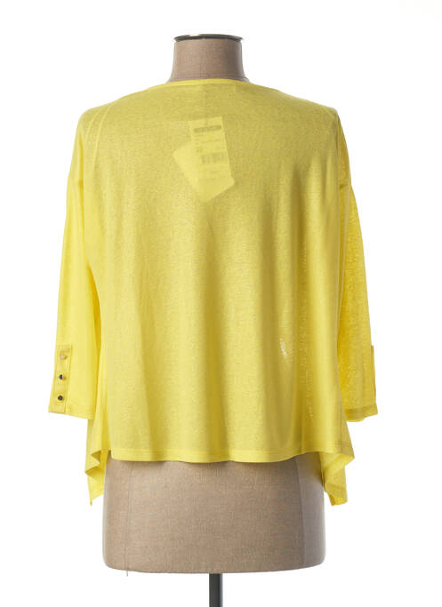 Vestă cu mâneci lungi galben JULIE GUERLANDE femeie