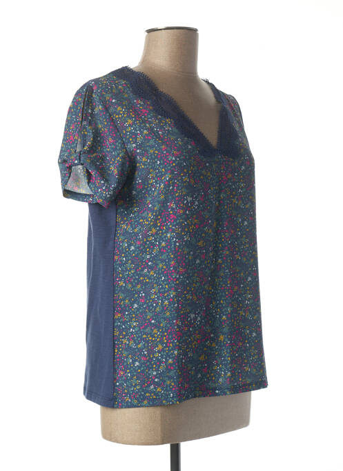 Top albastru JULIE GUERLANDE femeie