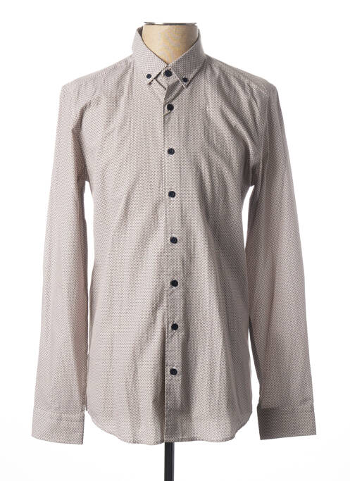 Cămașă cu mâneci lungi maro MEXX bărbat