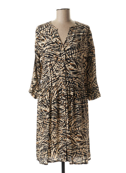 Rochie midi maro JULIE GUERLANDE femeie