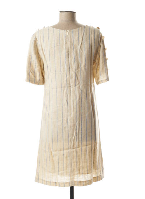 Rochie midi bej JULIE GUERLANDE femeie