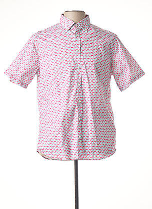 Cămașă cu mâneci scurte roz CAMBRIDGE bărbat
