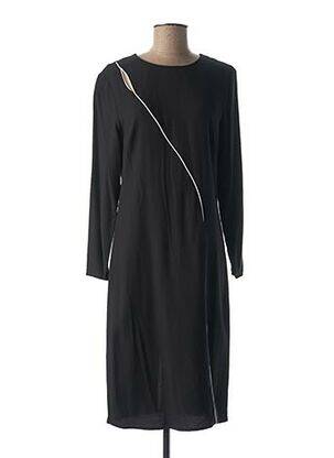 Rochie midi mâneci lungi mâneci lungi negru MEXX femeie