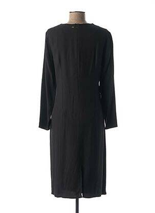 Rochie midi mâneci lungi mâneci lungi negru MEXX femeie