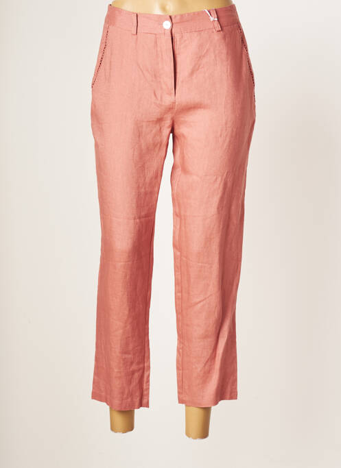 Pantalon trei sferturi roz JULIE GUERLANDE femeie