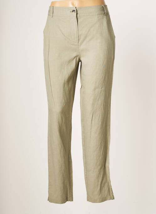 Pantalon drept verde C'EST BEAU LA VIE femeie