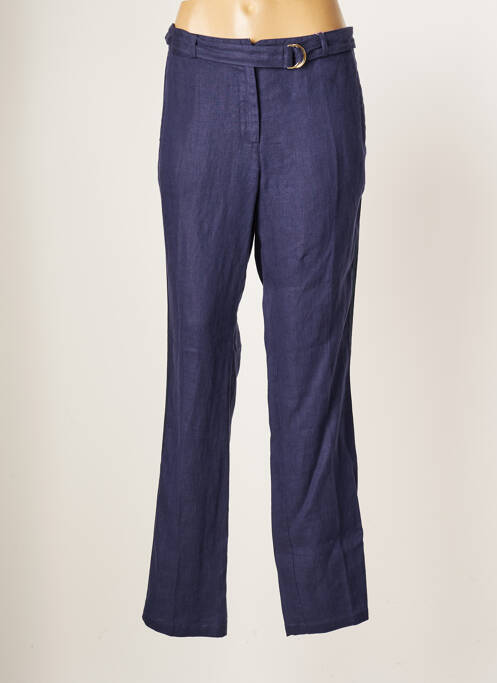 Pantalon drept albastru JULIE GUERLANDE femeie