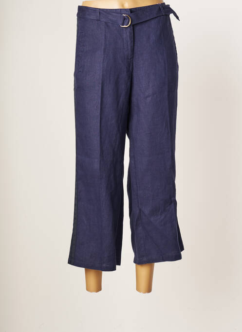 Pantalon trei sferturi albastru JULIE GUERLANDE femeie