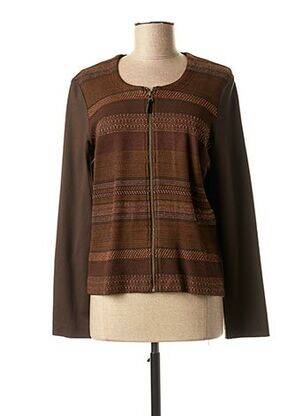 Jachete casual guler rotund maro DIANE LAURY femeie